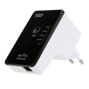 Dual-Band 300Mbps Mini Wireless-N 802.11 Wifi Router Singal Extender