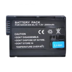 EN-EL15 Full Coded Digital Battery for Nikon SLR D7100 D7000 D800 MB-D15