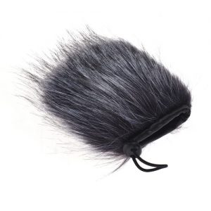 EY-M24 Furry Outdoor Microphone Windscreen Artificial Fur Muff