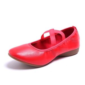 Elastic Band Slip On Casual Dance Soft Sole Flat Shoes