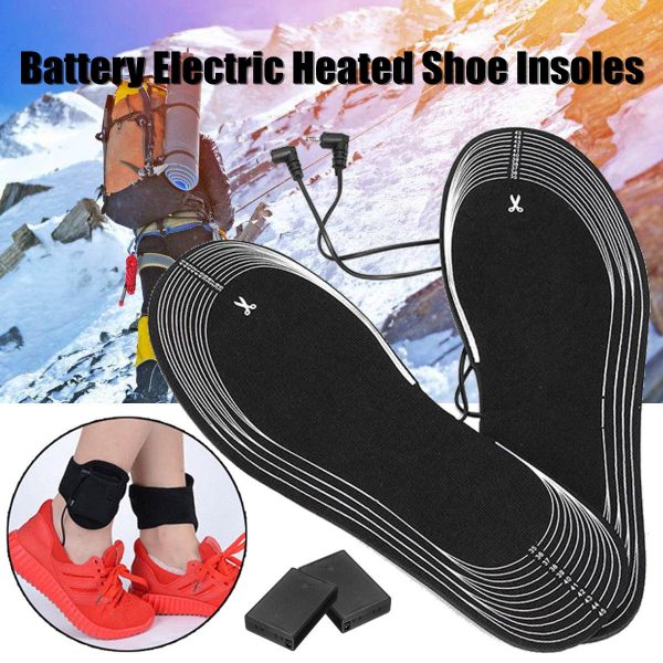 Electric Foot Heated Shoes Boot Insoles Heater Sock Feet Warm Pad Personal Foot Health Care