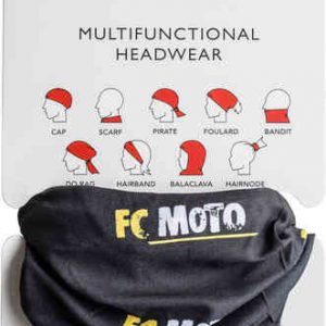 FC-Moto Multifunctional Headwear Black One Size