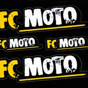 FC-Moto Sticker Set Black Yellow One Size