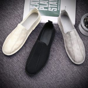 Fashion Season Men's Shoes Peas Shoes Microfiber Shoes Shoes Shoes Breathable Casual Wild Tide Driving Shoes Men