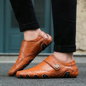 Fashion Style Men Loafers Hook Casual Shoes