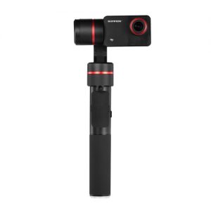 Feiyu SUMMON+ Stabilized Handheld Action Camera Integrated with 3-Axis Brushless Gimbal 4K 25FPS 16 Mega Pixels 2.0" HD Display with LED Fill Light Anti-shake One Tap for Panoramic Shooting