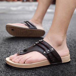 Flip-flop Male Tide Season Men's Personality Outdoor Wear Beach Shoes Trend Fashion Sandals And Slippers Men