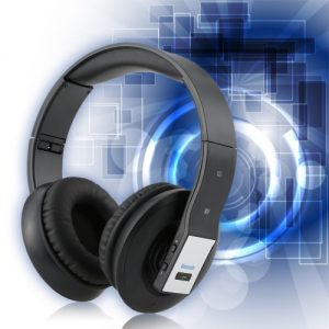 Foldable BT Wireless Gaming Super Bass Music Headset Headphone Over-ear USB 3.5mm Wired for Mac Laptop PC Computer