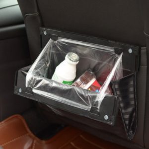 Foldable Car Seat Back Hanging Bag Garbage Trash Bag Holder