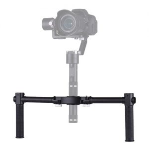 Foldable Dual Handheld Grip Bracket Kit Gimbal Extended Handle for Zhiyun Crane Crane 2 Crane-M Crane PLUS for FeiyuTech a1000 a2000 Handheld Gimbal Stabilizer