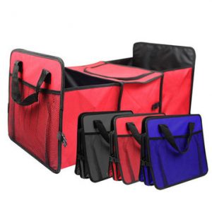 Foldable Multi Function Compartment Fabric Car Truck Van SUV Heat Retaining Storage Bag