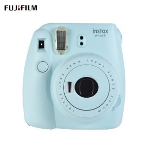 Fujifilm Instax Mini 9 Instant Camera Film Cam with Selfie Mirror, Smokey White