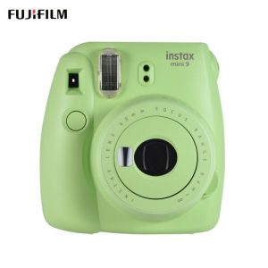 Fujifilm Instax Mini 9 Instant Camera Film Cam with Selfie Mirror, Smokey White