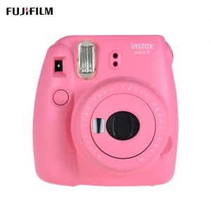 Fujifilm Instax Mini 9 Instant Camera Film Cam with Selfie Mirror, Smokey White