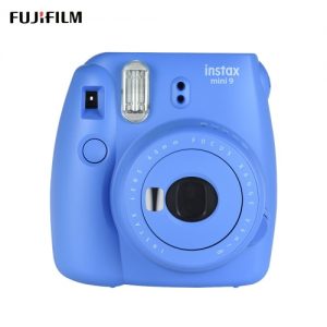 Fujifilm Instax Mini 9 Instant Camera Film Cam with Selfie Mirror, Smokey White