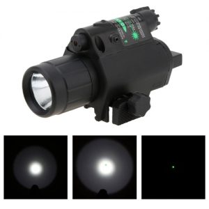 Full Metal Tactical Sighting LED Flashlight with 3 Mode Tail Switch