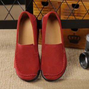 Genuine Leather Platform Shoes