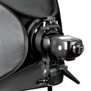 Godox 40 * 40cm / 15" * 15" Softbox Diffuser with S-type Bracket Bowens Holder for Speedlite Flash Light