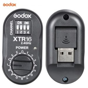 Godox XTR-16 2.4G Wireless X-system Remote Control Flash Receiver for X1C X1N XT-16 Transmitter Trigger Wistro AD360/DE/QT/DP/QS/GS/GT Series