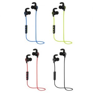 H6 Business Sport Earphone In-ear Wireless Stereo BT4.1 Running Headphone Headset Hands-free Pair/Off/On Receive/Hang Music Play/Pause Volume +/- for iPhone X Samsung S8+ Note8