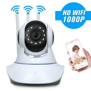 HD 1080P 2.0 Megapixels IP Cloud Camera IR-CUT Filter Infrared Night View Motion Detection