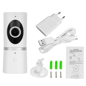 HD 720P Megapixels 185 Degree Wireless WiFi Network IP Camera