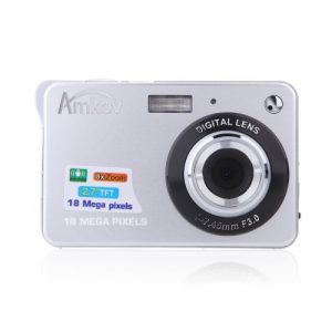 HD Digital Camera 18MP 2.7" TFT 8x Zoom Smile Capture Anti-shake Video Camcorder