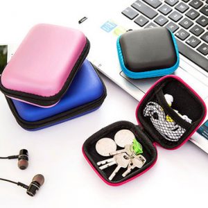 Headphone Cable Cellphone Charger Data Cable Box Headset Storage Bag Organizer