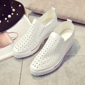 Hollow Out Heel Increasing Breathable Shoes