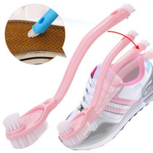 Honana BX-C294 Double-sided Skillet Soft Bristle Long handle Cleanning Brush Wash Shoe Brush