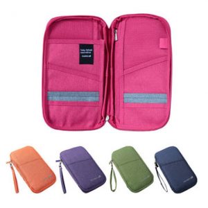 Honana HN-PB7 6 Colors Portable Passport Holder Durable Large Tickets Credit Cards Organizer Travel