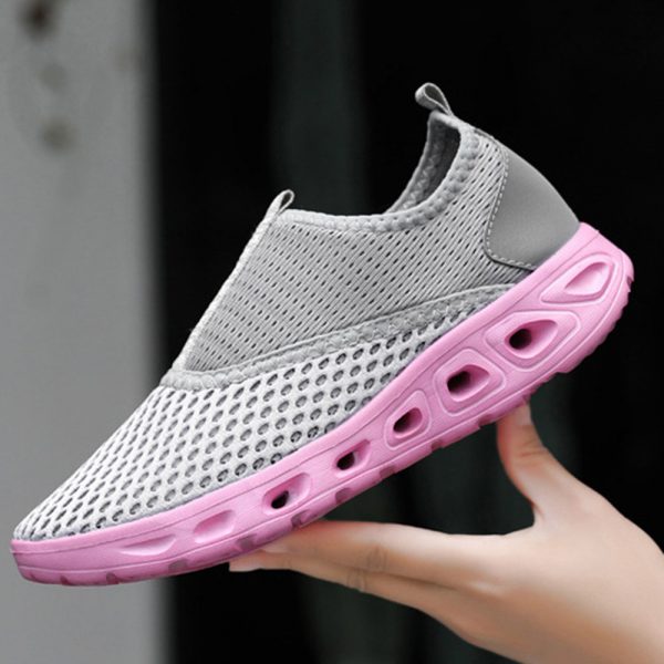 Honeycomb Mesh Cushion Running Sport Casual Women Shoes