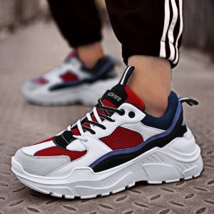 Ins Super Men's New Trend Shoes Season Wild One Day Color Matching Sports Casual Shoes