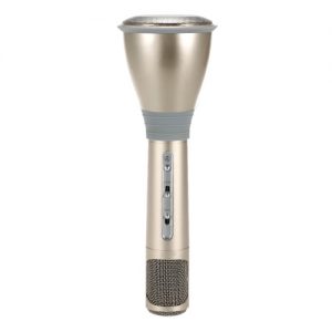 K068 Mini Wireless Condenser Microphone Karaoke Player Gloden