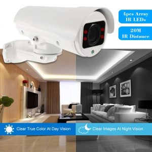 KKmoon 1080P HD Bullet PTZ CCTV Camera 2.8~12mm Auto-Focus Manual Varifocal Zoom Lens 2.0MP 1/3