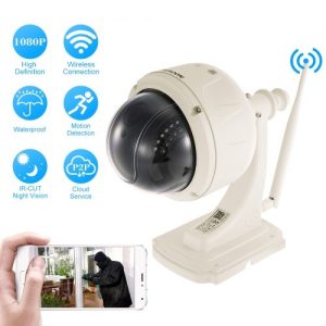 KKmoon 1080P Wireless WIFI Dome PTZ HD IP Camera