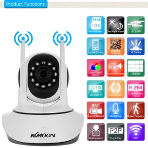 KKmoon 1080P Wireless WIFI Pan Tilt HD IP Camera Baby Monitor