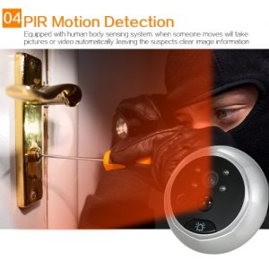 KKmoon 3" LCD 720P Digital Peephole Viewer 160