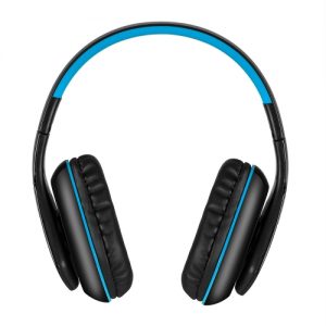 KOTION EACH B3506 Wireless BT Stereo Headphone BT 4.1 CSR 8635 Over-ear Foldable Gaming Headset with Mic 3.5mm Cable for PS4 PC Smart phones Computer Blue with Black