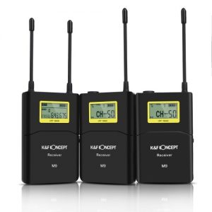 K&F Concept M9 100-channel UHF Wireless Microphone System