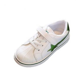 Kids Breathable White Casual Flat Shell Head Shoes