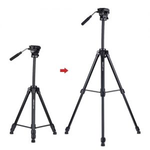 Kingjoy VT-1500 166cm/5.4ft Portable Lightweight Camera Video Tripod