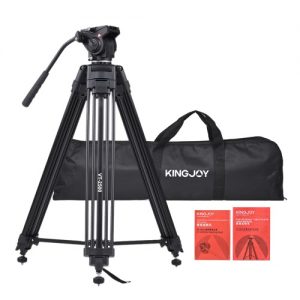 Kingjoy VT-2500 152cm/5ft Camera Camcorder Tripod with 360