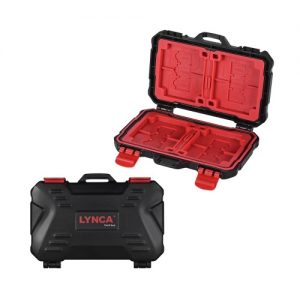 LYNCA KH 10 Water-resistant CF/SD/SDHC/TF/MSD Memory Card Case Box Keeper Carrying Holder Storage Organizer 24 Slots for Sandisk Transcend Lexar Kingston