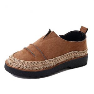 Laciness Slip On Lazy Flat Casual Shoes