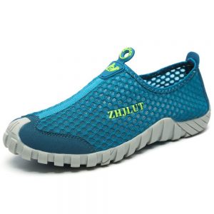 Large Size Honeycomb Breathable Walking Hiking Women Flat Shoes