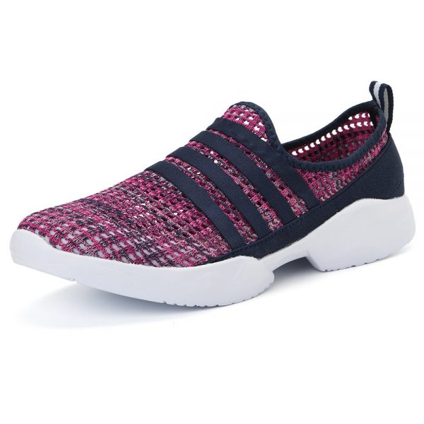 Large Size Lightweight Mesh Slip On Sport Casual Athletic Shoes