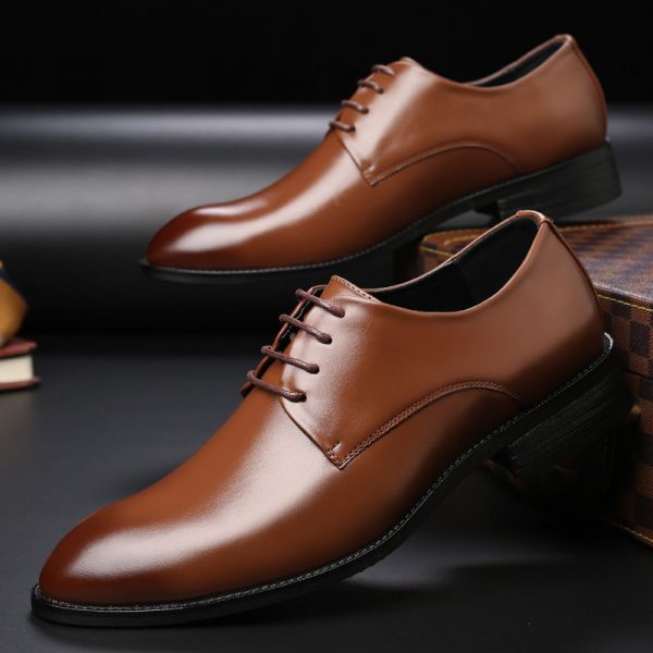 Large Size Men Classic Pointed Toe Business Formal Dress Shoes