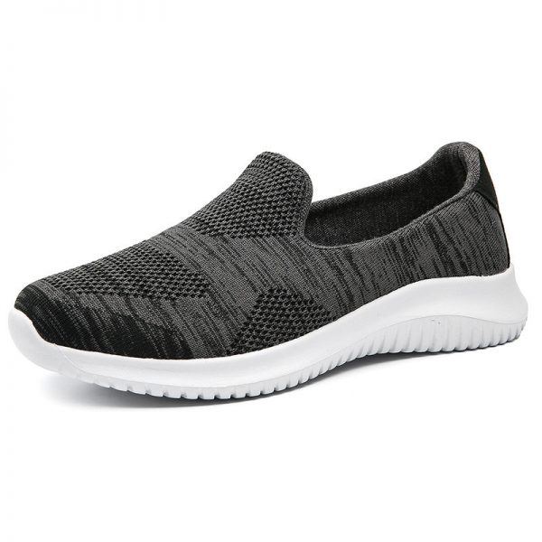 Lightweight Mesh Slip On Walking Casual Women Flat Shoes