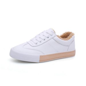 M.GENERAL Plush Warm Fur Inside Sneaker Flat Casual Shoes